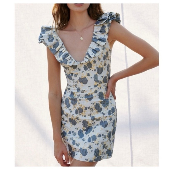 Free People Saylor Floral Maeve Mini Dress size S New with tag - Picture 1 of 11